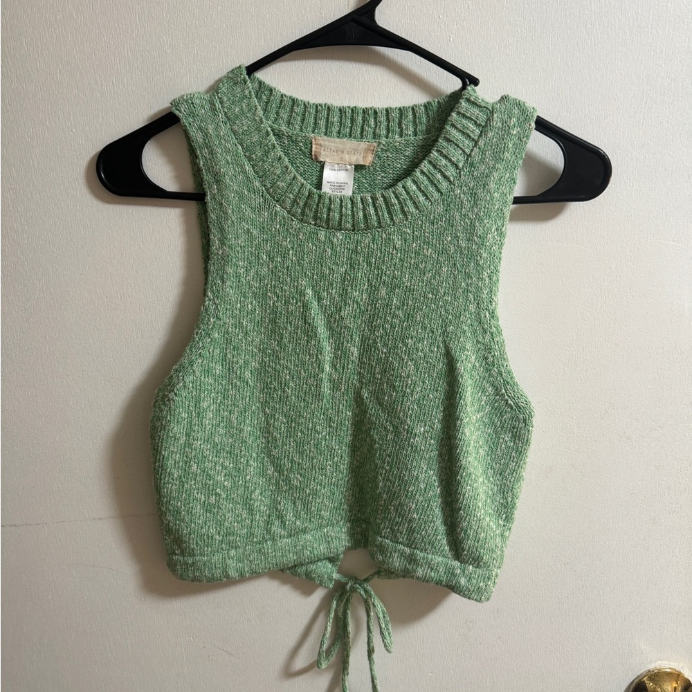 Altar’d State Green Knit Top